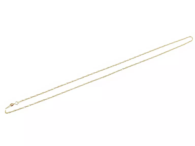 ZŁOTY ŁAŃCUSZEK SKRĘCANY P585 2.13G 50CM