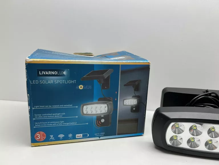 LAMPA LED SOLARNY LIVARNO LUX KOMPLET