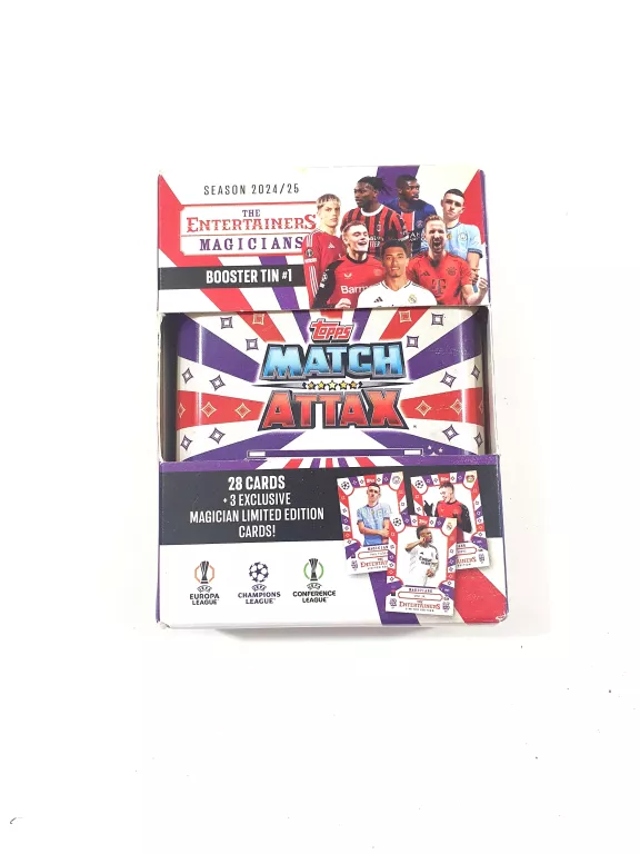 UEFA CHAMPIONS LEAGUE MATCH ATTAX 2024/25 MINI PUSZKA TIN 1