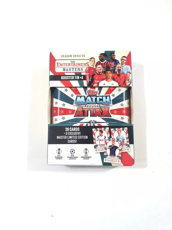 UEFA CHAMPIONS LEAGUE MATCH ATTAX 2024/25 MINI PUSZKA TIN 4