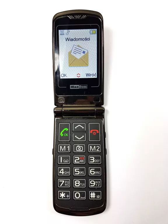 TELEFON MAXCOM Z KLAPKĄ MM819BB BLACK