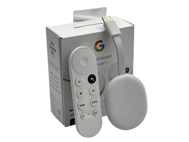 PRZYSTAWKA SMART TV GOOGLE CHROMECAST 4.0 4K - SUPER STAN!
