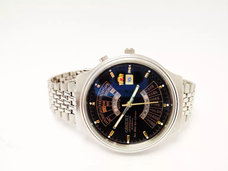 ZEGAREK ORIENT AUTOMATIC 21 JEWELS NEW MULTI - YEAR CALENDAR