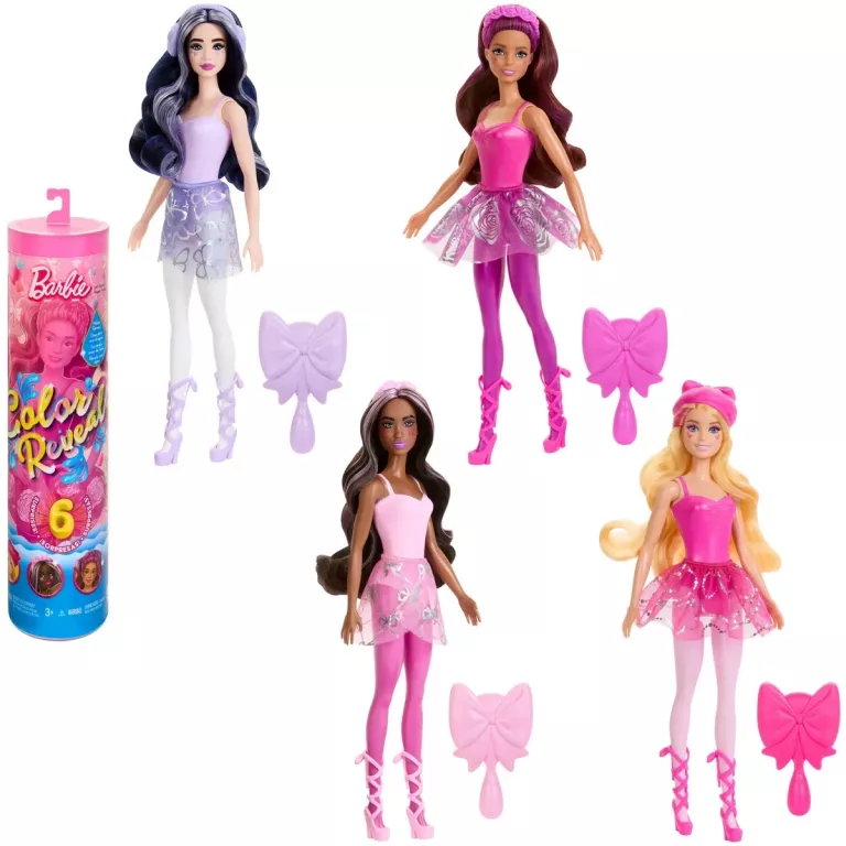 LALKA BARBIE W TUBIE COLOR REVEAL MATTEL HRK17