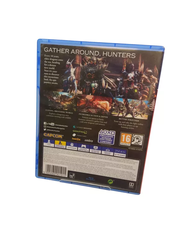 GRA PS4 MONSTER HUNTER WORLD PS4