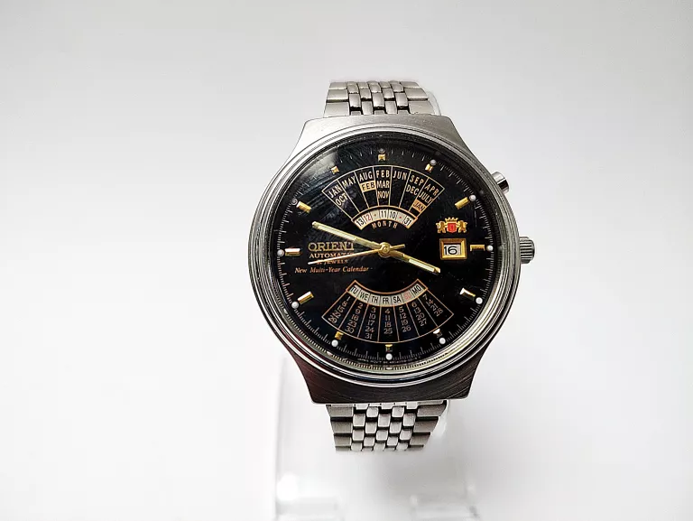 ZEGAREK ORIENT AUTOMATIC 21 JEWELS NEW MULTI - YEAR CALENDAR
