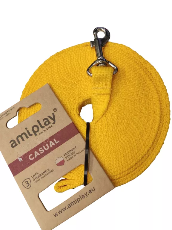 AMIPLAY SAMBA SMYCZ TRENINGOWA 5M S 500 X 1,5M ŻÓŁTY