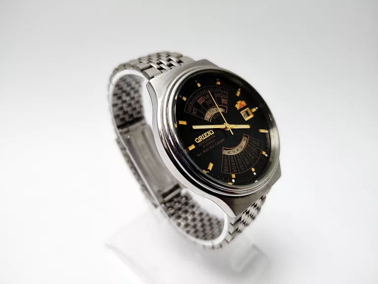 ZEGAREK ORIENT AUTOMATIC 21 JEWELS NEW MULTI - YEAR CALENDAR