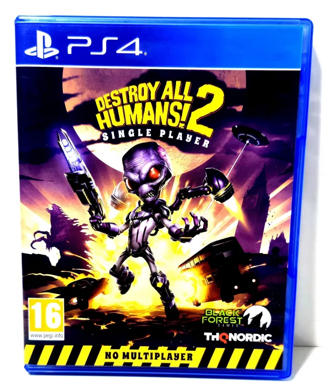 GRA NA PS4 DESTROY ALL HUMANS 2 SINGLE PLAYER