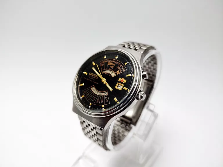 ZEGAREK ORIENT AUTOMATIC 21 JEWELS NEW MULTI - YEAR CALENDAR