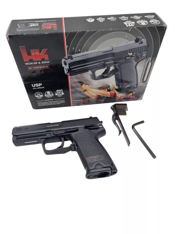 REPLIKA PISTOLET ASG H&K HECKLER&KOCH USP - OKAZJA!