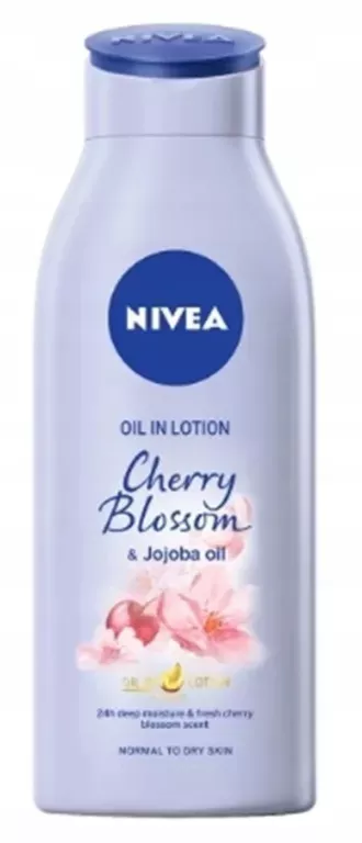 OLEJEK W BALSAMIE / BALSAM DO CIAŁA NIVEA KWIAT WIŚNI I OLEJEK JOJOBA 400M