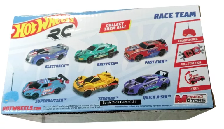 HOT WHEELS. POJAZD ZDALNIE STEROWANY MONDO RACE TEAM