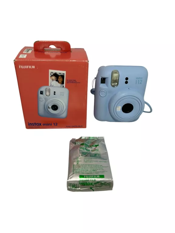 APARAT FUJIFILM INSTAX MINI 12 NIEBIESKI + WKLADY