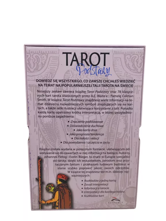TAROT PODSTAWY, TALIA RIDER WAITE TAROT Z KSIĄŻKĄ