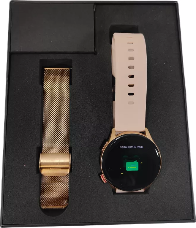 INTELIGENTNY ZEGAREK SMARTWATCH WG AIRFLEX ELEGANCE ZŁOTO-RÓŻOWY