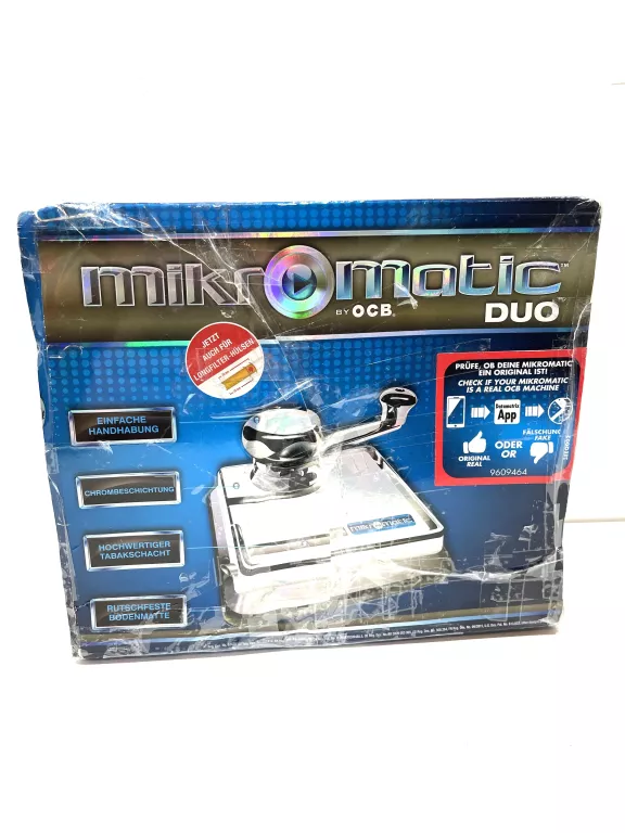 NABIJARKA TŁOKOWA DO PAPIEROSÓW OCB MIKROMATIC DUO