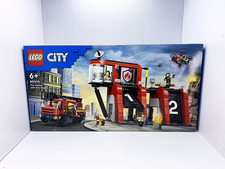 LEGO CITY 60414 REMIZA STRAŻACKA Z WOZEM STRAŻACKIM