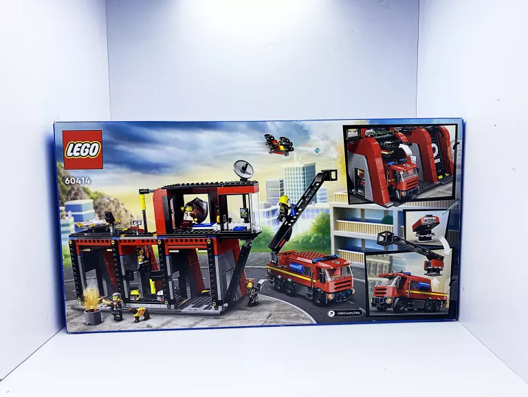 LEGO CITY 60414 REMIZA STRAŻACKA Z WOZEM STRAŻACKIM