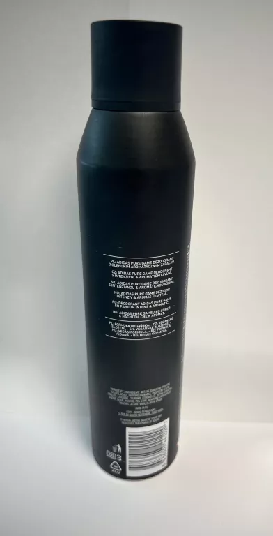 ADIDAS PUREGAME DEZODORANT W SPRAYU DLA MĘŻCZYZN, 250ML