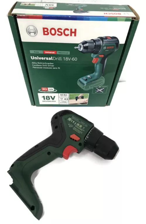 WKRETARKA BOSCH UNIVERSAL DRILL 18V-60 BRAK AKUMULATORA