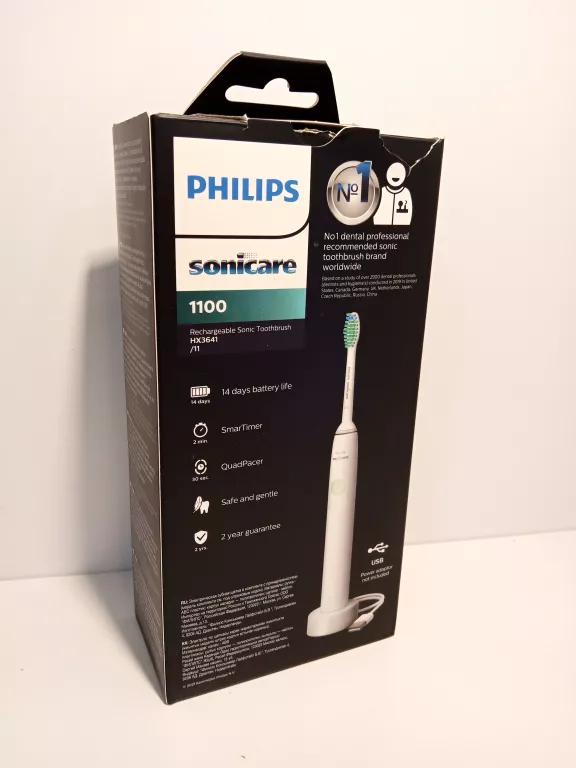 SZCZOTECZKA SONICZNA PHILIPS SONICARE 1100 HX3641/11 - POWYSTAWOWA