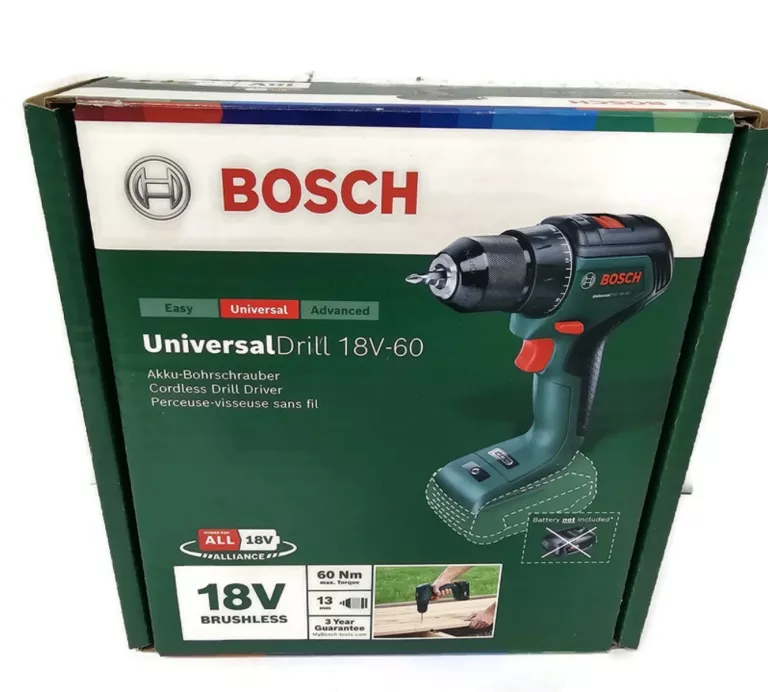 WKRETARKA BOSCH UNIVERSAL DRILL 18V-60 BRAK AKUMULATORA