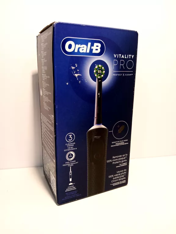 SZCZOTECZKA ELEKTRYCZNA ORAL-B VITALITY PRO CZARNA - POWYSTAWOWA