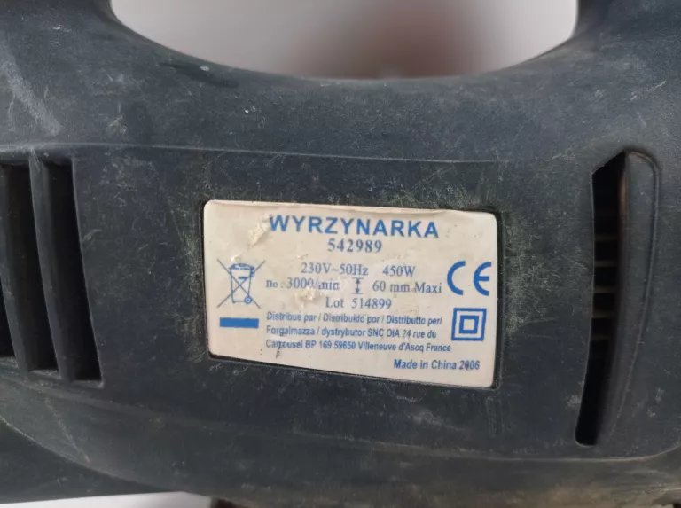 WYRZYNARKA TECHNIPRO 542989 450W #OPIS