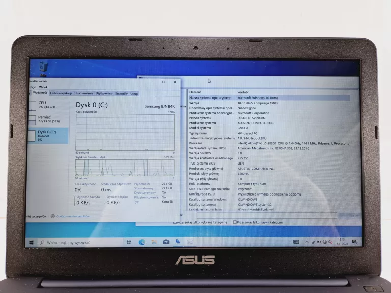 ASUS E200H 11,6 "