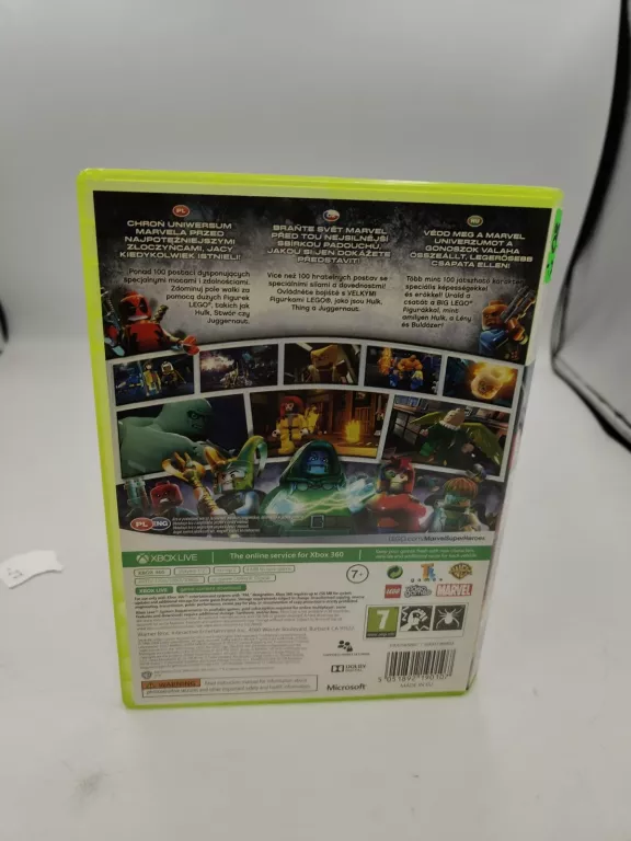 GRA XBOX 360 LEGO MARVEL SUPER HEROES