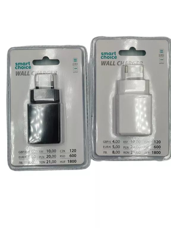 KOSTKA DO ŁADOWANIA SMART CHOICE 2X USB 10W
