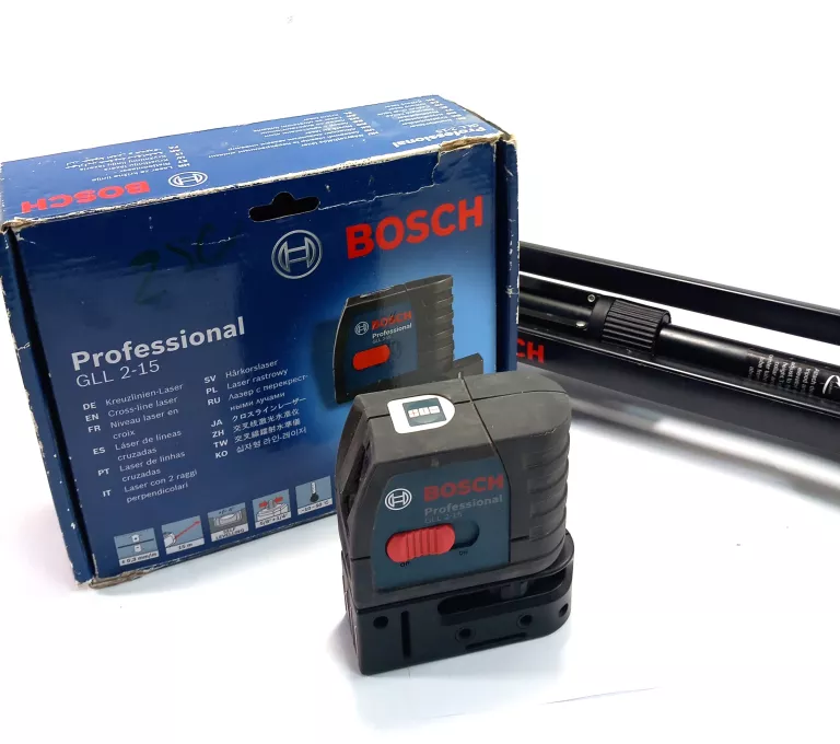 LASER KRZYŻOWY GLL 2-10 BOSCH + STATYW 150 CM