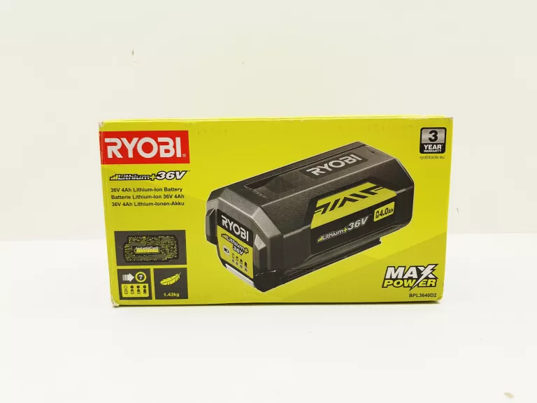 RYOBI AKUMULATOR 36V BATERIA 4AH BPL3640D2 MAX POWER