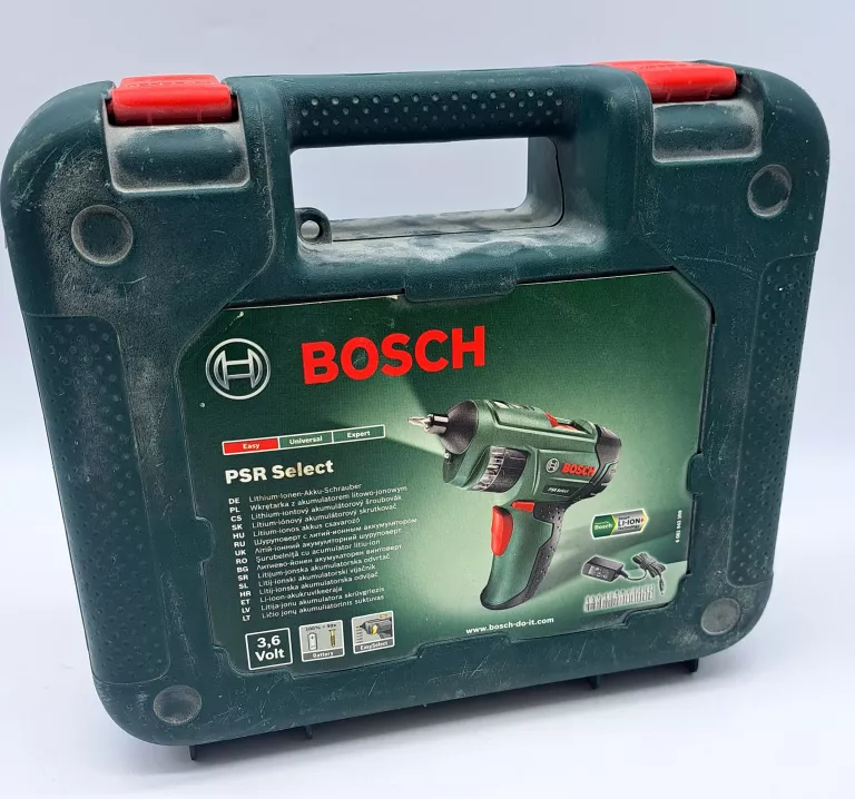 WKRĘTARKA AKUMULATOROWA 3,6V BOSCH PSR SELECT | WALIZKA