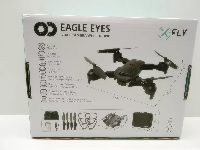 SMIKI EAGLE EYES ZABAWKA DLA DZIECI DRON Z KAMERKĄ