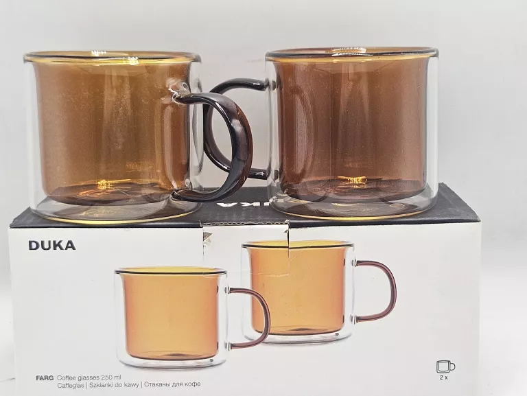 SZKLANKI DO KAWY DUKA