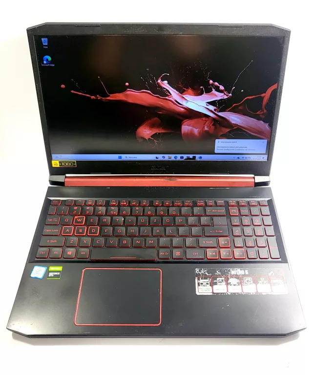 LAPTOP ACER NITRO 5 AN515-54 15,6 " INTEL CORE I7 8 GB / 512 GB OPIS!