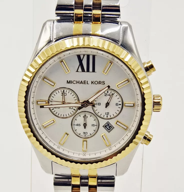 ZEGAREK MICHAEL KORS LEXINGTON MK8344 SREBRNY W B. DOBRYM STANIE