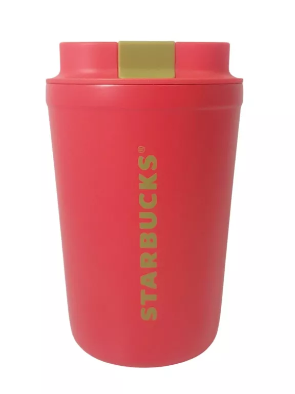 KUBEK TERMICZNY STARBUCKS CZERWONY NISKI - IDEAŁ