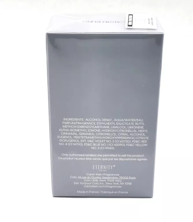 CALVIN KLEIN ETERNITY FOR MEN AQUA WODA TOALETOWA 100 ML