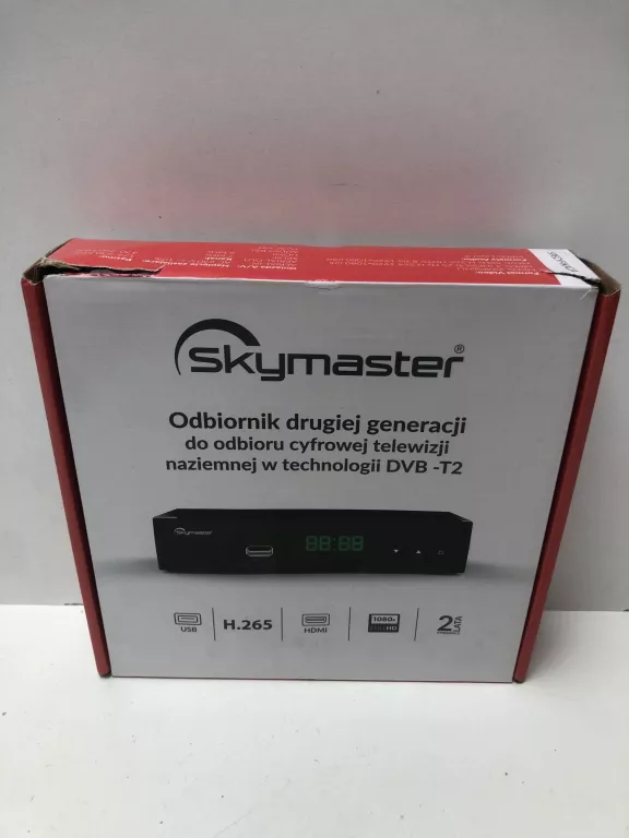 DEKODER SKYMASTER STB N2 DVB-T2  MPEG-4 H.265/HEVC