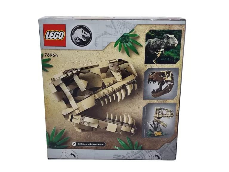 LEGO JURASSIC WORLD 76964 SZKIELETY DINOZAURÓW - CZASZKA TYRANOZAURA