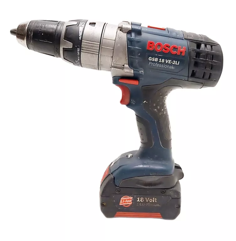 WKRĘTARKA BOSCH 18 V GSB 18 VE-2-LI + AKU ŁAD