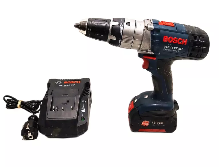 WKRĘTARKA BOSCH 18 V GSB 18 VE-2-LI + AKU ŁAD