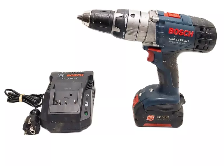 WKRĘTARKA BOSCH 18 V GSB 18 VE-2-LI + AKU ŁAD