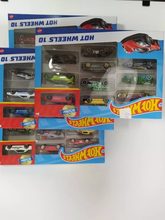 ZESTAW AUTEK HOTWHEELS 10 SZTUK SUPER OKAZJA !!!!