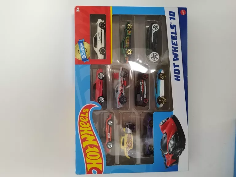 ZESTAW AUTEK HOTWHEELS 10 SZTUK SUPER OKAZJA !!!!