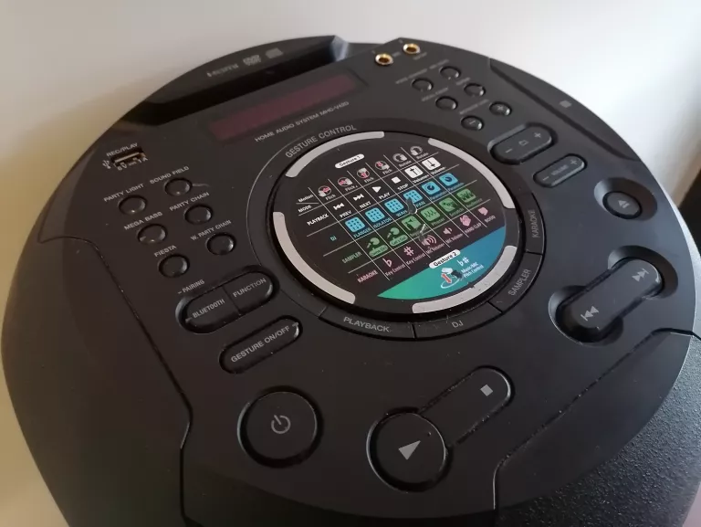 GŁOŚNIK - SONY MHC-V420 / 115W / BLUETOOTH / CD/DVD / KARAOKE / ŚWIATŁA B/