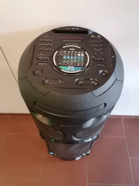 GŁOŚNIK - SONY MHC-V420 / 115W / BLUETOOTH / CD/DVD / KARAOKE / ŚWIATŁA B/
